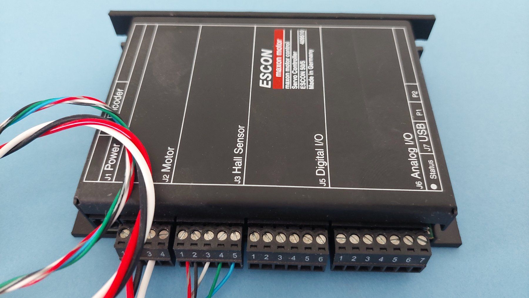 Wechselrichter: Maxon Servo Controller ESCON 50/5 mit Motor gebraucht – Gebraucht aus Bülach von blksize 4