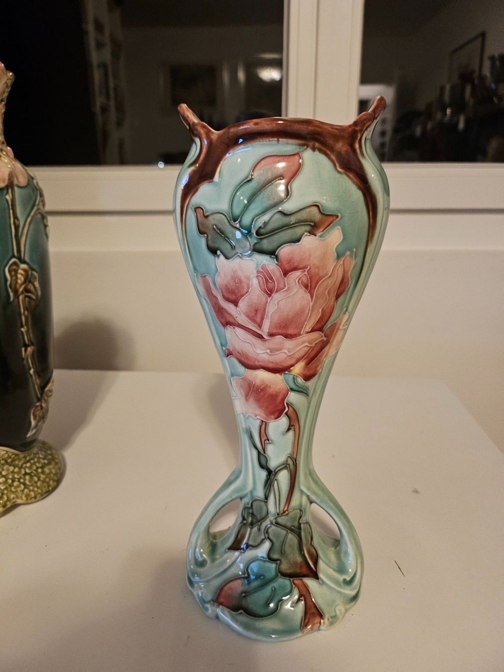Vasen & Gefässe: Antike Jugendstil Vase, Majolika Um 1900 – Gebraucht aus Locarno von ICARO8