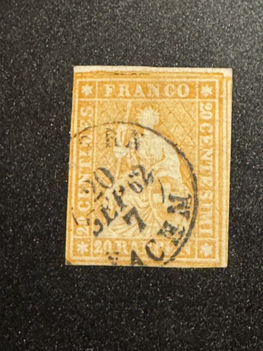 Alle Briefmarken: Schöner Strubel – Gebraucht aus Uster von Briefmarken
