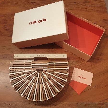 👜 Cult Gaia Ark Small Top Handle, 2-farbig, neu & ovp