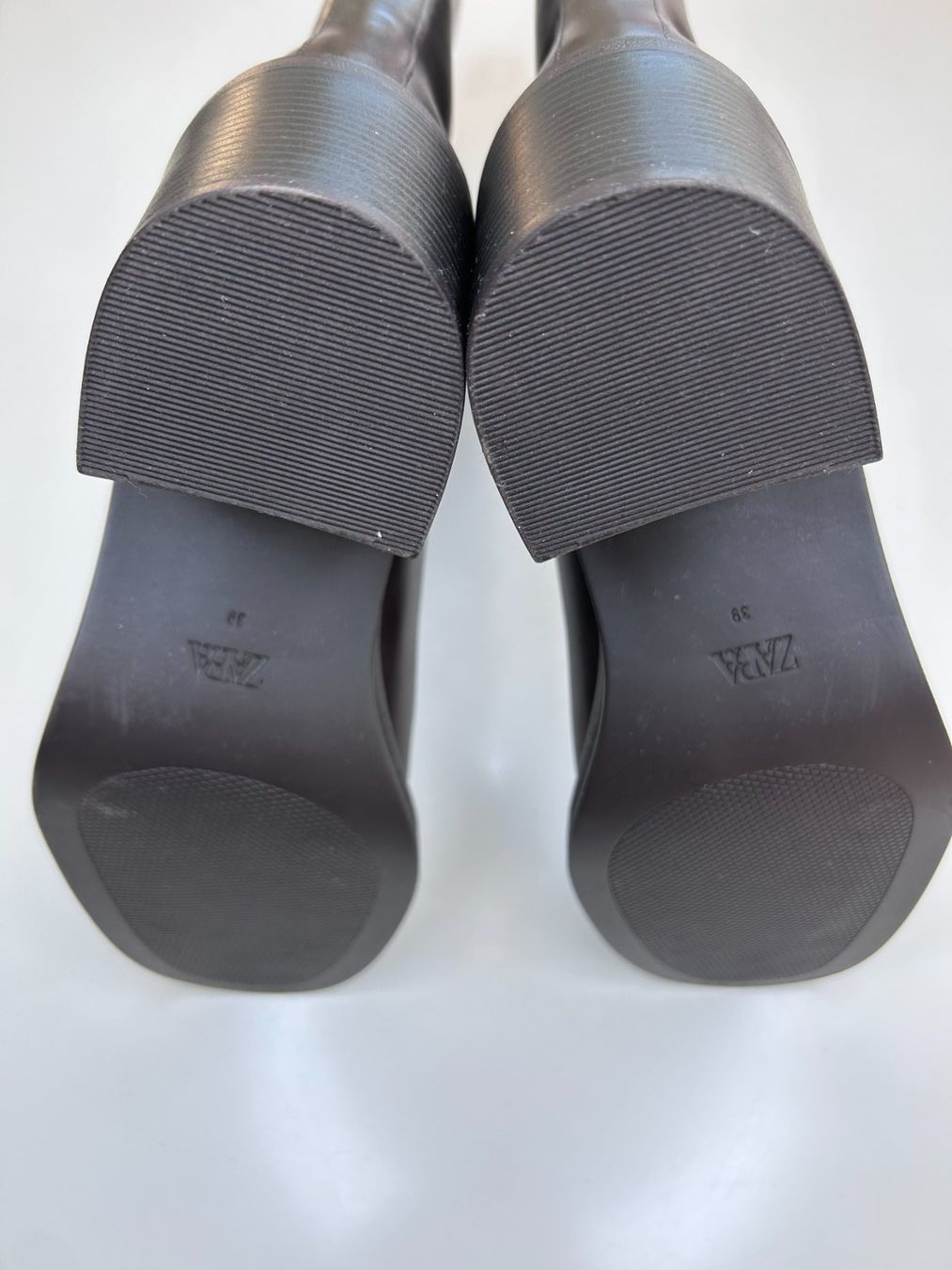 Zara Scarpe da donna: NEU braune Zara Leder Stiefel – Nuovo (secondo la descrizione) da St. Gallen venduto da look-twice 9
