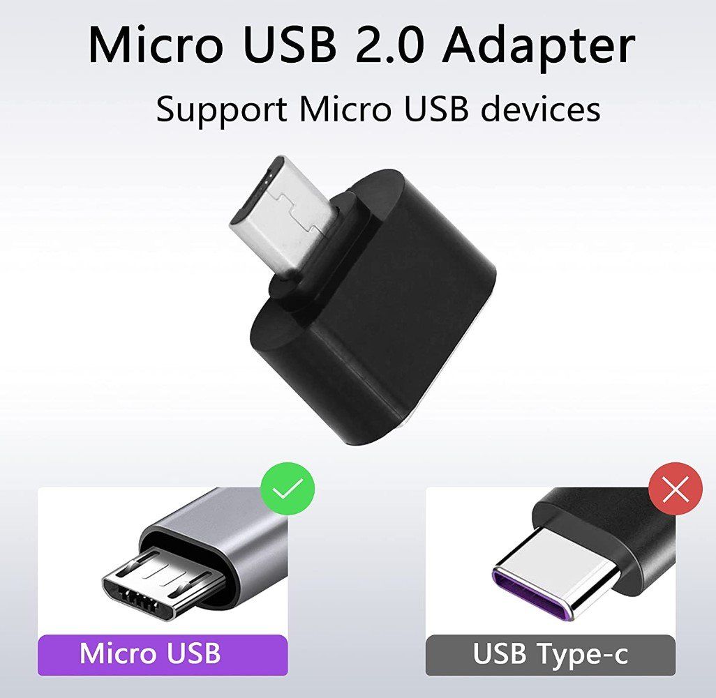 Unità & Adattatore: micro USB Stecker auf USB A Buchse OTG Adapter – Nuovo e nell'imballaggio originale da Rorschacherberg venduto da elektrofreak 4