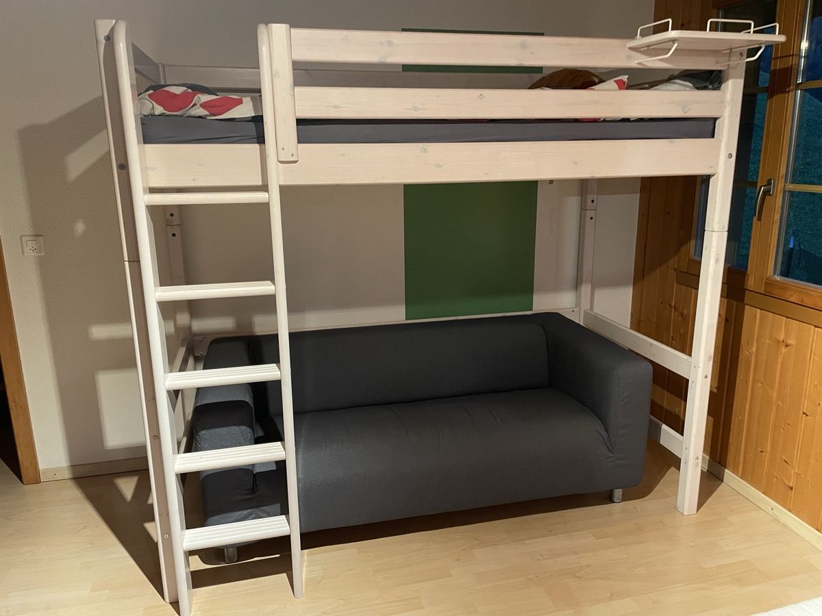 Flexa Letti: Hochbett FLEXA von Micasa – Usato da St. Niklausen OW venduto da Schnufi4