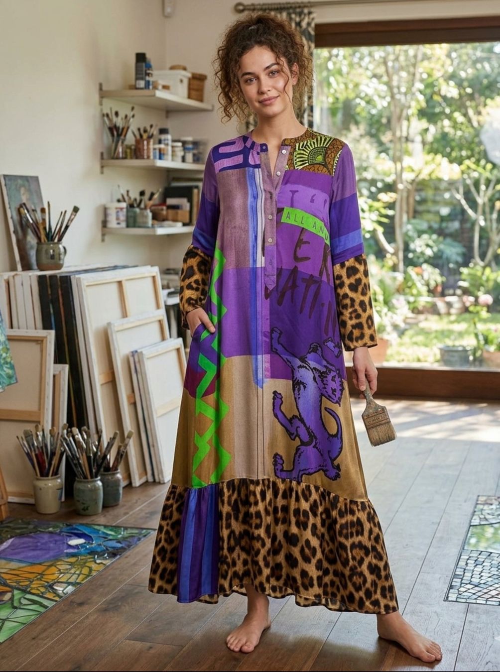 Grace Vestiti: Grace abito lungo multicolore – Usato da Porza venduto da GioCa65