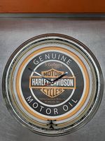 Harley Davidson Neon Wanduhr Perfekt für Garage 