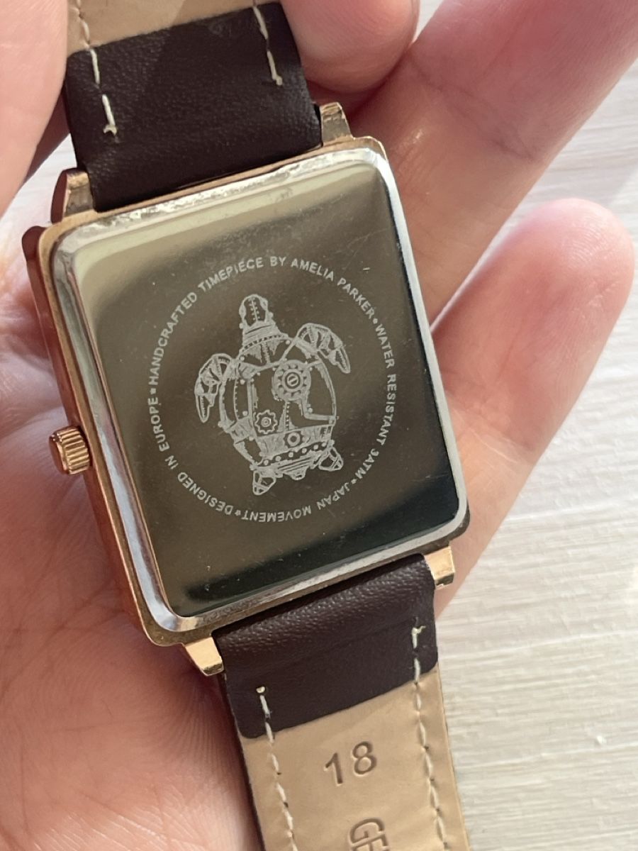 Uhren: Brown Leather - Green - Rosegold Hardware Watch – Neu (gemäss Beschreibung) aus Hinwil von vki_z6jk 1