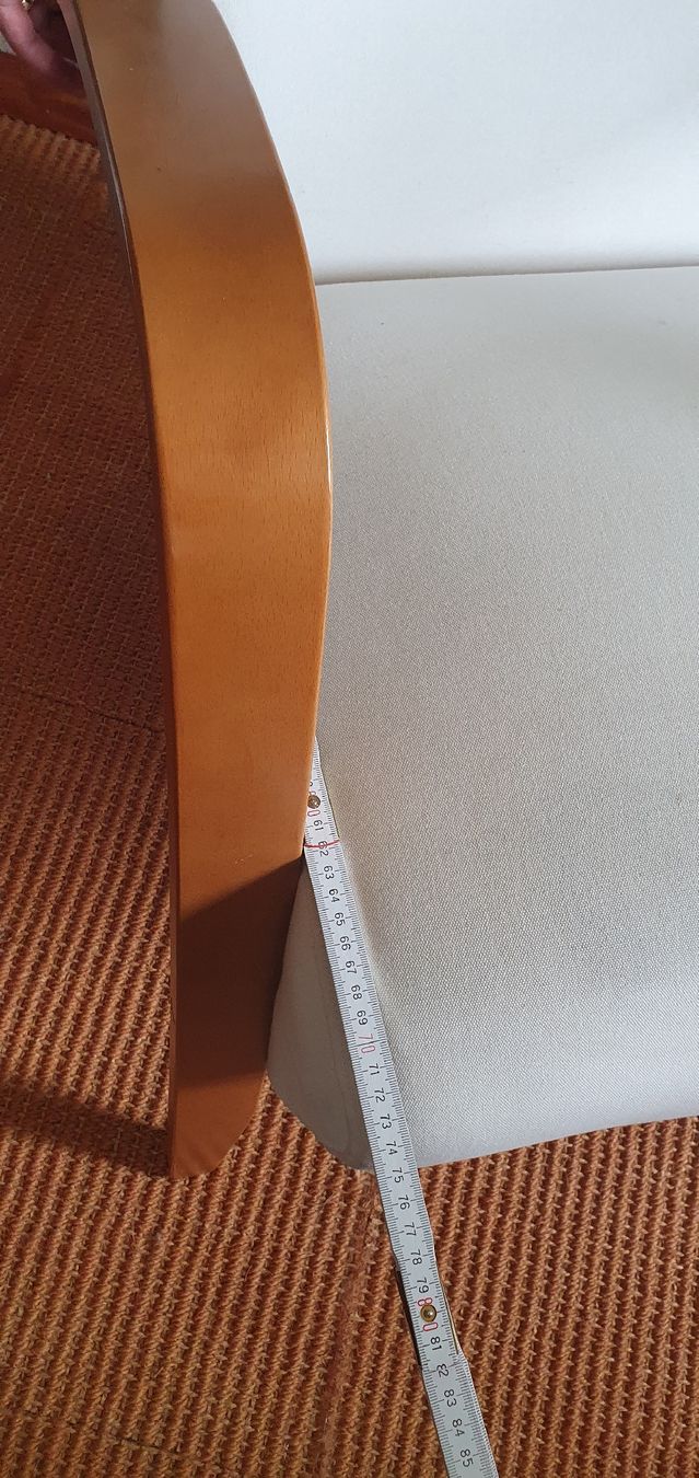 Ikea Poltrone: Sessel Holz hell Bezug weiss  – Usato da Bottmingen venduto da Nikdakind 4