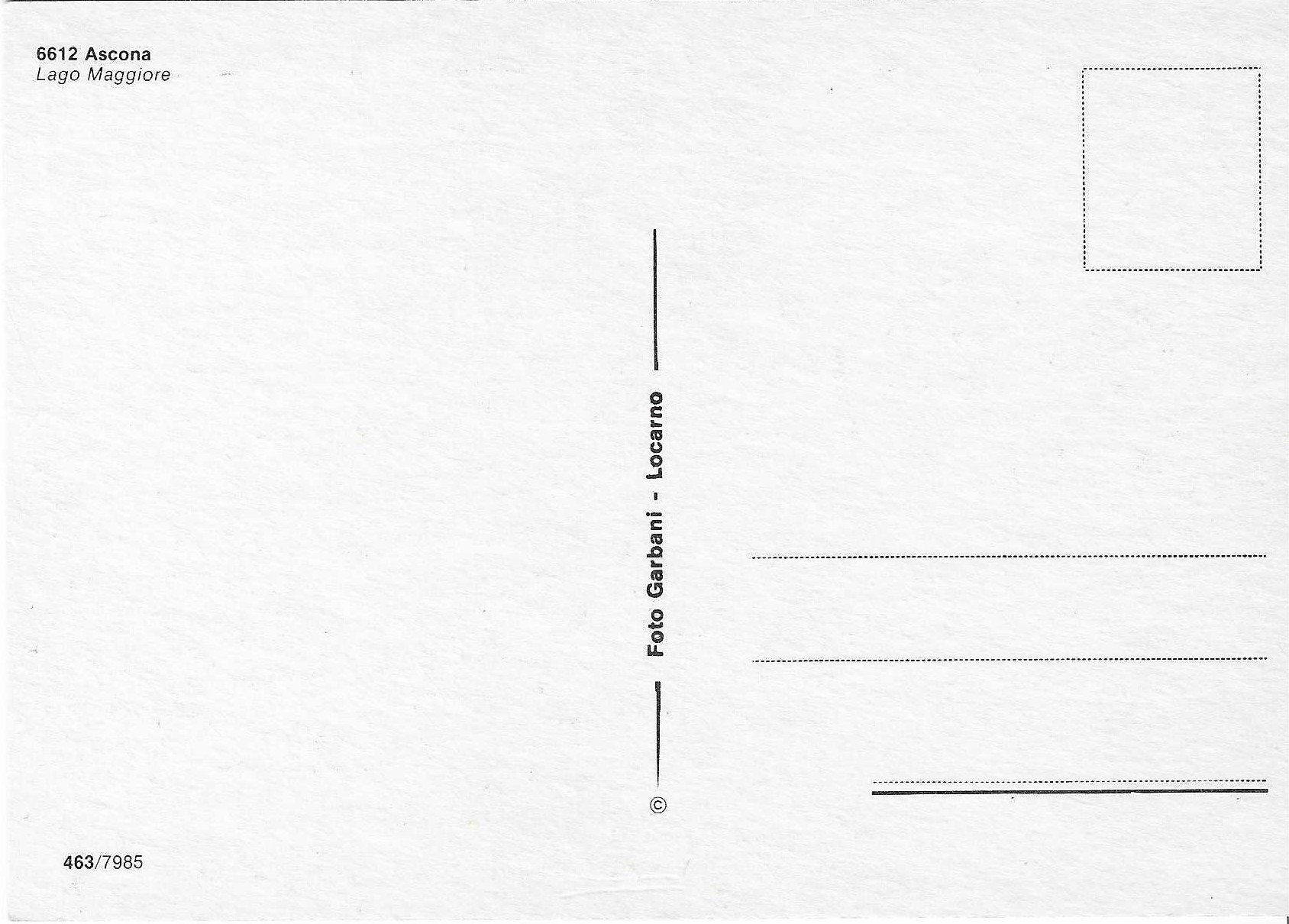 Cartoline postali: Ascona TI – Nuovo (secondo la descrizione) da Rothrist venduto da Stranglehold 1