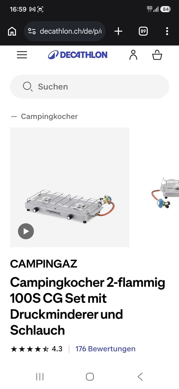 Küchengeräte: Campingkocher – Gebraucht aus Bern von Scheinwerferer 1