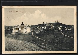 AK Menzingen, Panoramablick, 1914