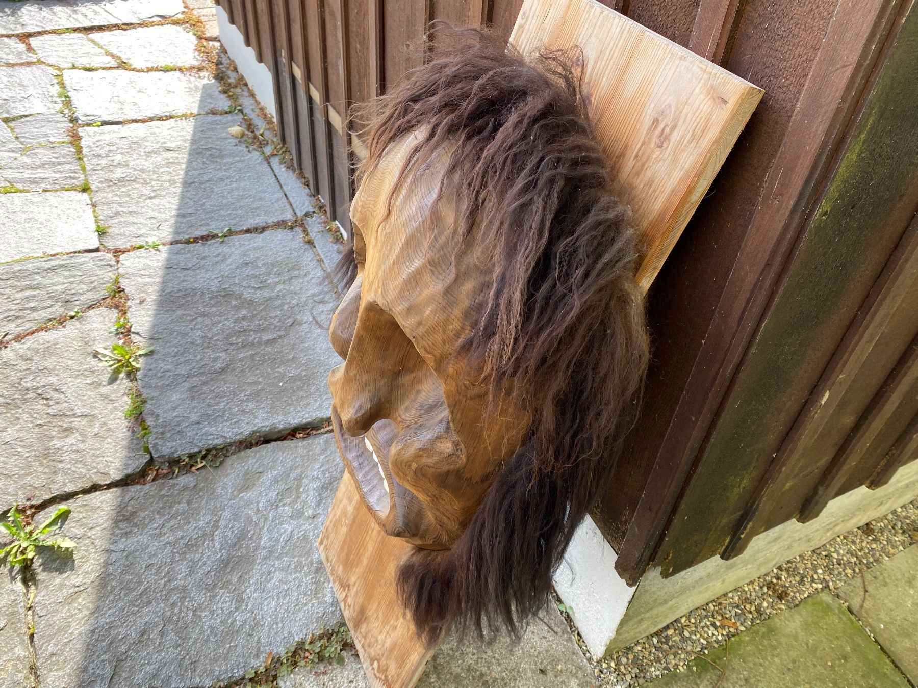 Altro in Antiquarato & Arte: wunderschöne riesige Walliser Holzmaske – Usato da Feldbach venduto da Olive1 4