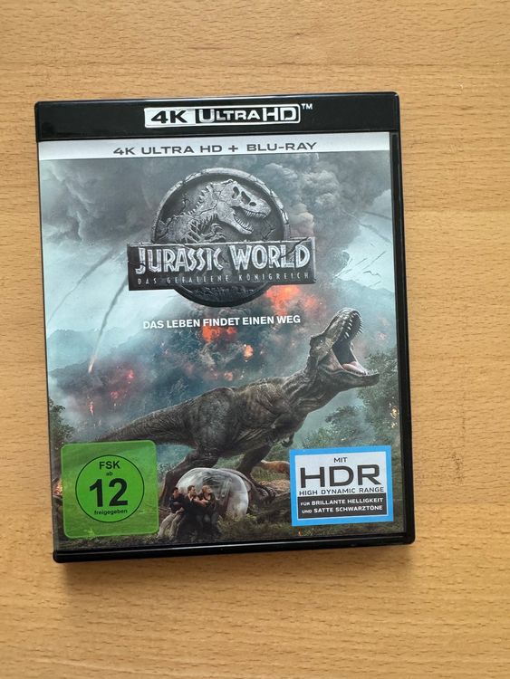 Jurassic World Das gefallene Königreich Blu Ray 4k UHD | Kaufen auf Ricardo