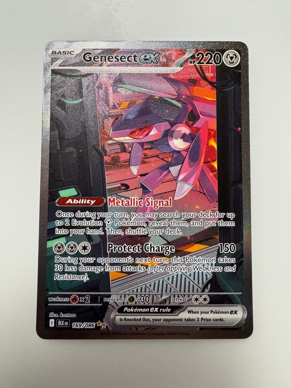 Pokémon Sammelbilder & Trading cards: Genesect ex | SIR | BLK 169/086 | EN – Gebraucht aus Spreitenbach von Snacky96 2