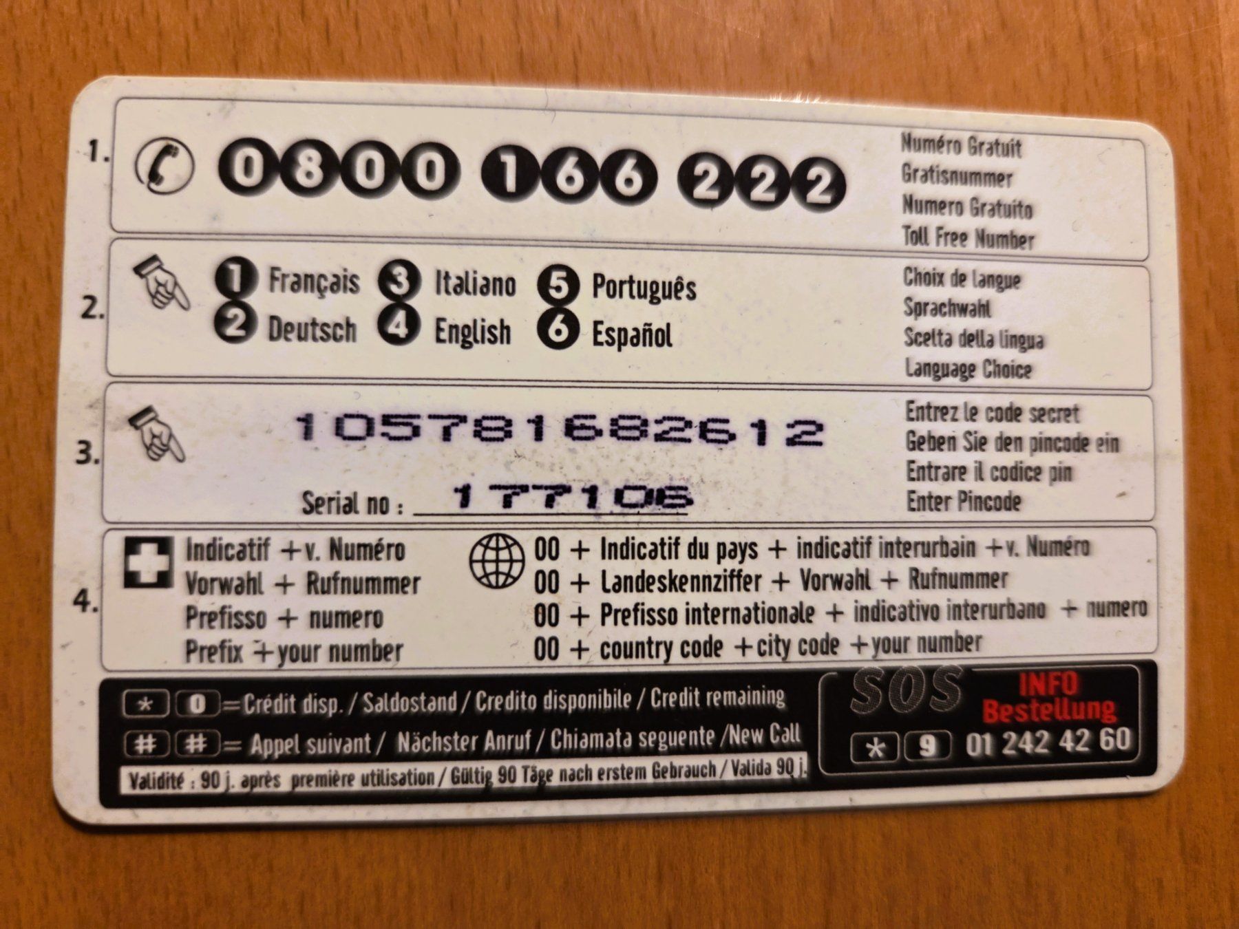 Schede telefoniche: PREPAID - SCHWEIZ – Usato da Brüttisellen venduto da Nighttrain 1