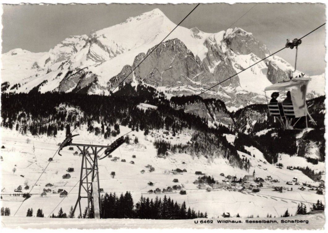 Cartoline postali: Wildhaus - Sessellift – Usato da Binningen venduto da Mountainrider