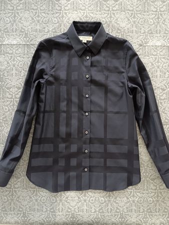 Burberry Hemd, Neu, Gr. 36 (XS), Dunkel blau