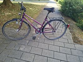 Damenvelo, Velo Sport, lila, guter Zustand