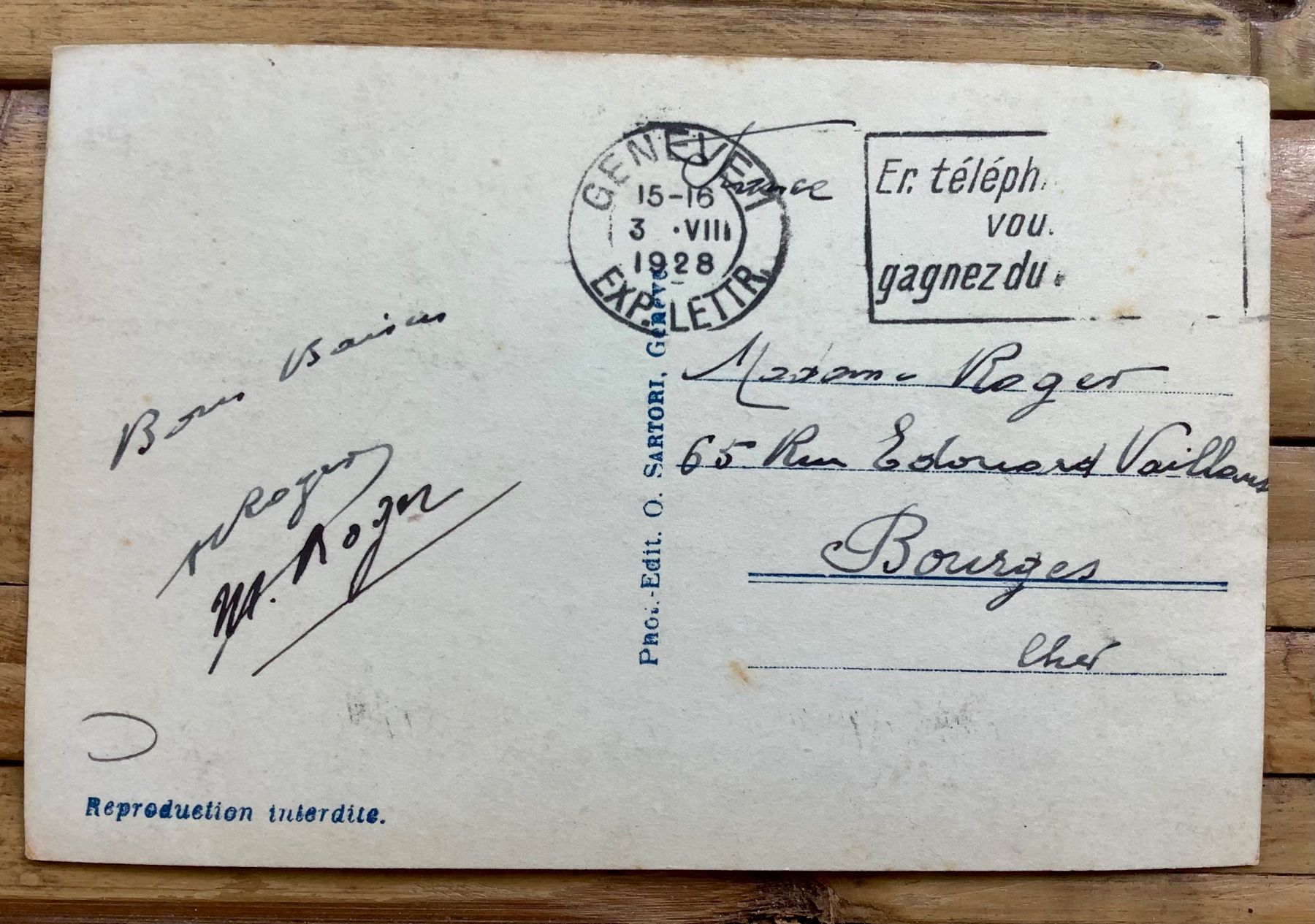 Ansichtskarten: 1928 - PLACE NEUVE ET LA TREILLE - Tram & Oldtimer - Belebt – Gebraucht aus Root von ENGLAND-TREASURES 2