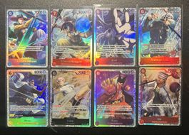 One Piece 8 SR Karten Lot 23