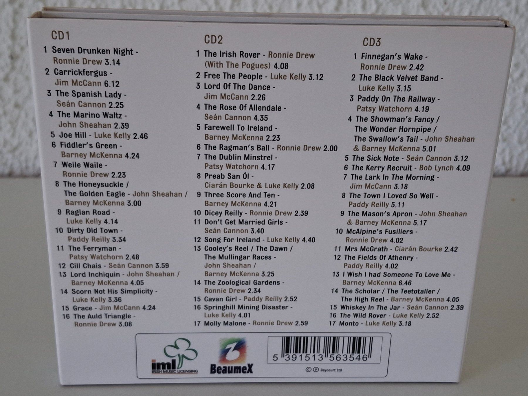 CDs: 3CD The Dubliners 50 Years Jubilaeum Box – Gebraucht aus Aarberg von Jackup1 1
