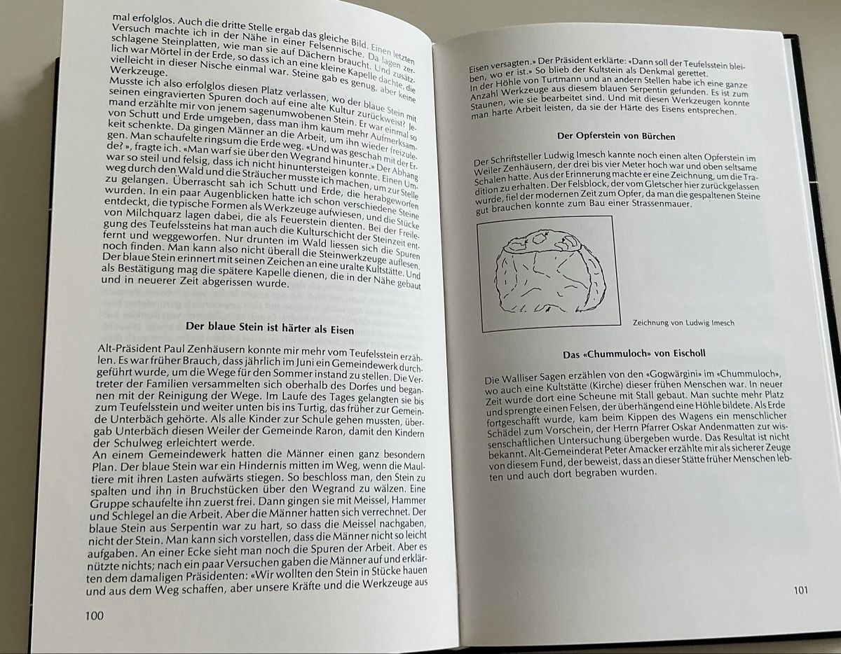 Libri: Emil Schmid Steinkultur im Wallis – Usato da Crans-Montana venduto da plainemorte 3