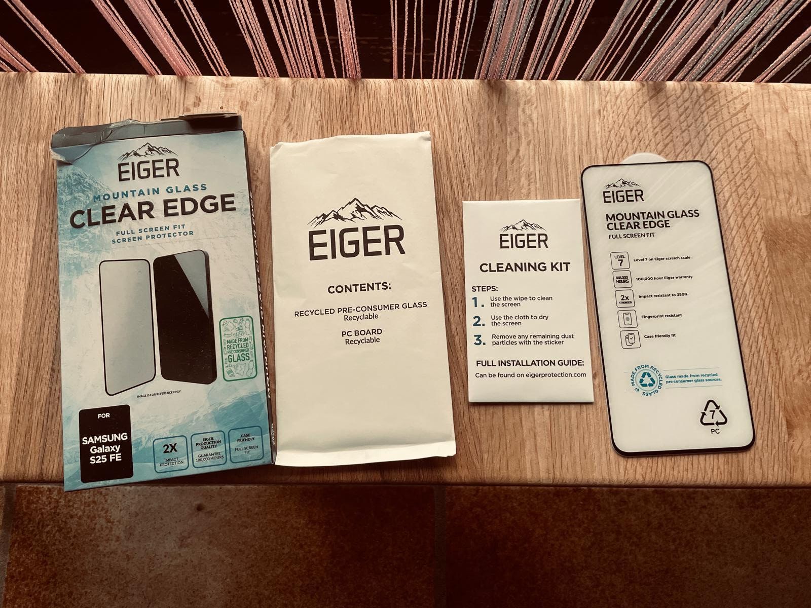 Ritocchi & pellicole di protezione: Glass-Displayschutz  von Eiger Mountain Glass Clear Edge – Nuovo (secondo la descrizione) da Riedholz venduto da mic_sv5c 2