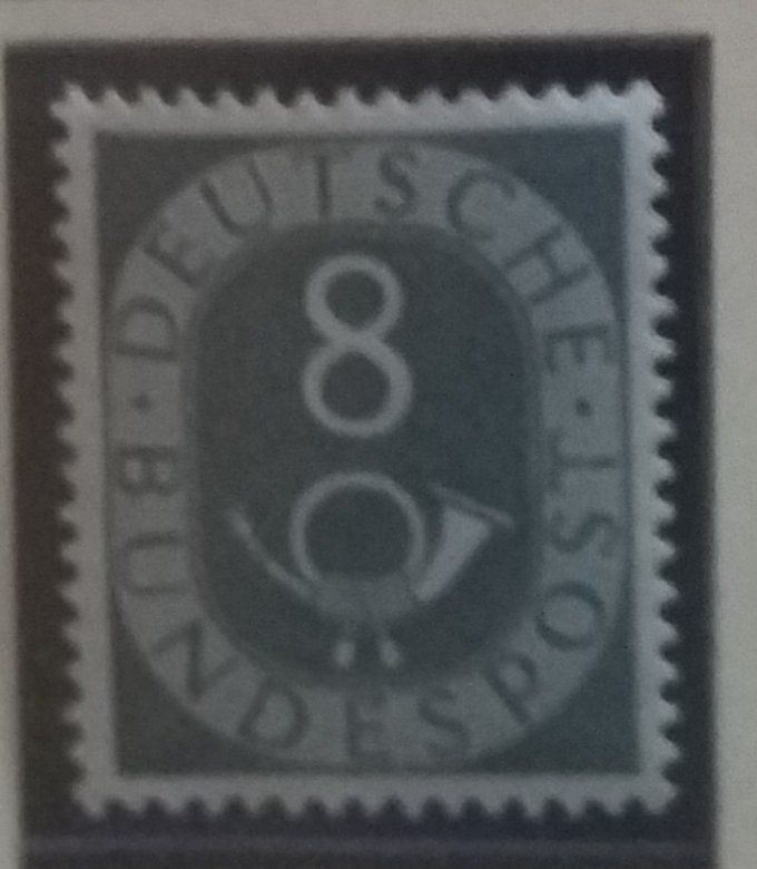 Tous les timbres: BRD, Nr. 127, Posthorn postfrisch Kt. 22.- – D'occasion à Baden par Eggi