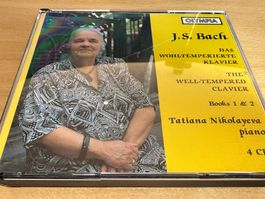 Nikolayeva Bach THE WELL-TEMPERED CLAVIER Nikolayeva - 4 CD