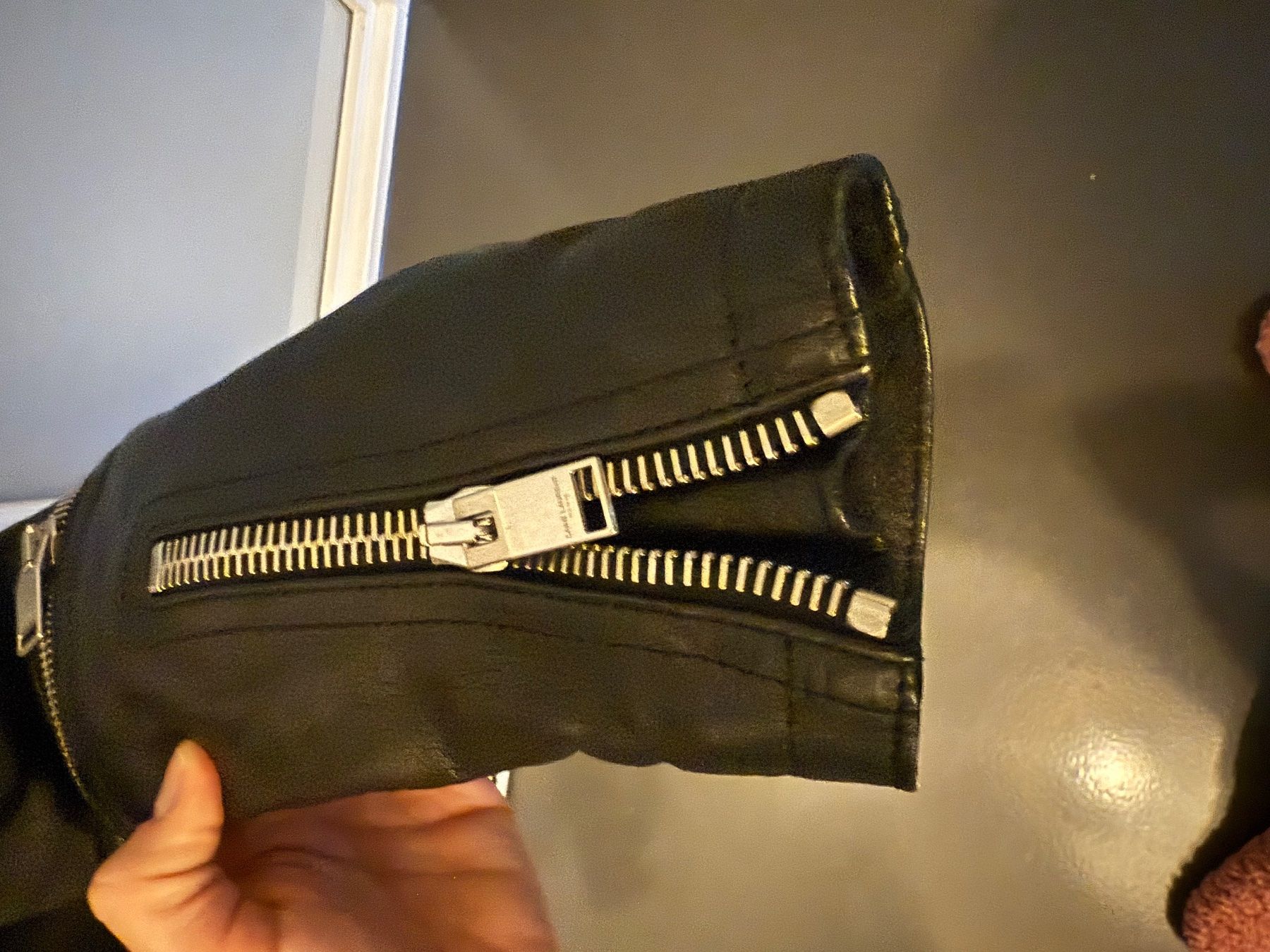 Saint Laurent Giacche: Saint Laurent Lederjacke, Top Zustand, M – Usato da Zürich venduto da victoria020 2