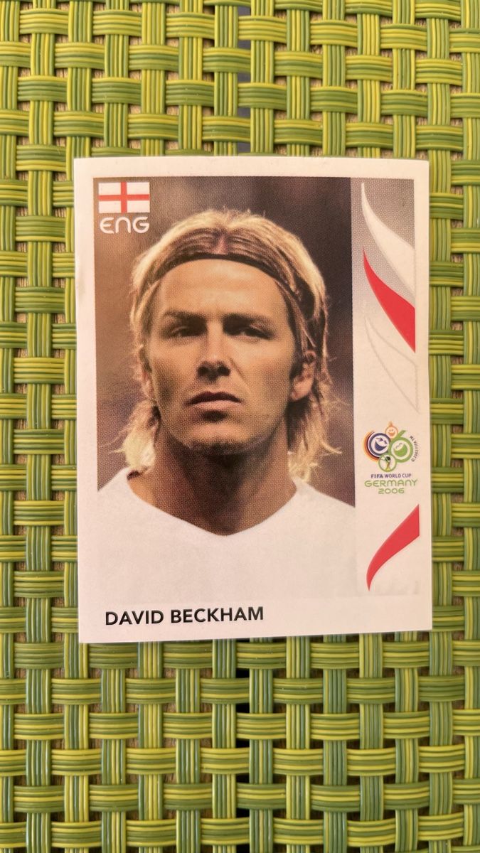Panini Carte collezionabili: David Beckham Panini WM 2006 Sticker – Nuovo (secondo la descrizione) da Büttikon AG venduto da lca_v7pb 2
