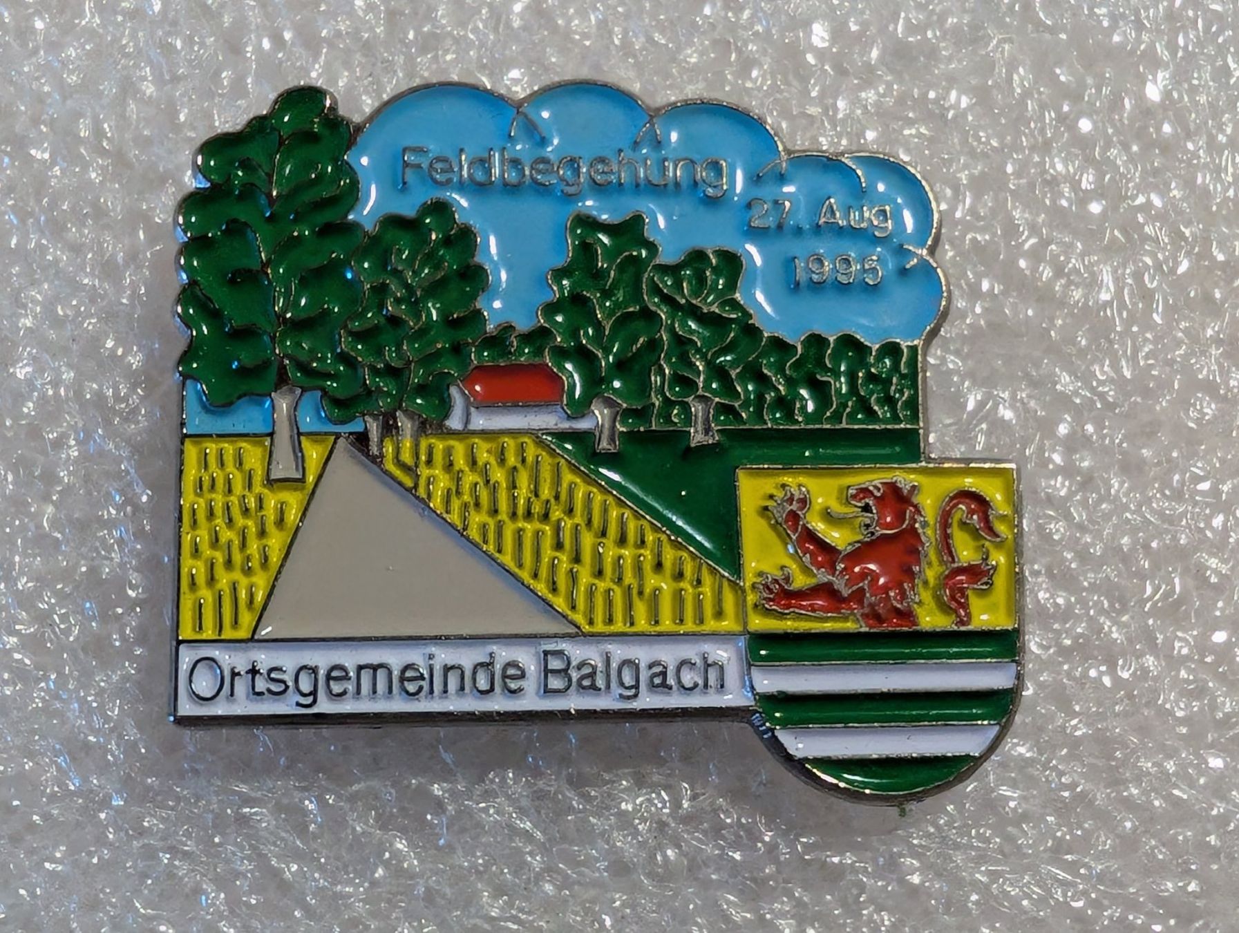 Placchette & Badge: Ansteckpin 277: Feldbegehung Balgach – Usato da Oppligen venduto da Pin-Fall-Shop