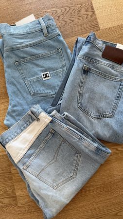 3 Pairs Jeans and Shorts Size M 33/34 DC/Zara/Salt&Pepper