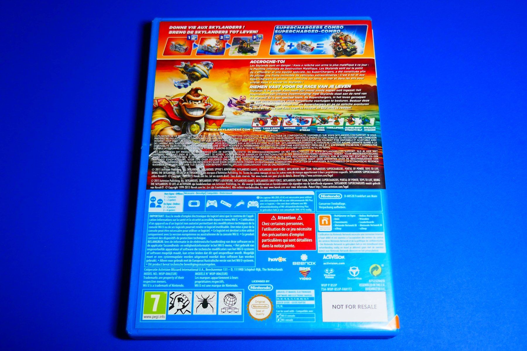 Nintendo Spiele: Skylanders : Super Chargers - Nintendo Wii U – Gebraucht aus Vuarrens von Espace-Retro 2