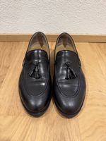 Herren Loafer Navyboot, Leder schwarz, Grösse 44