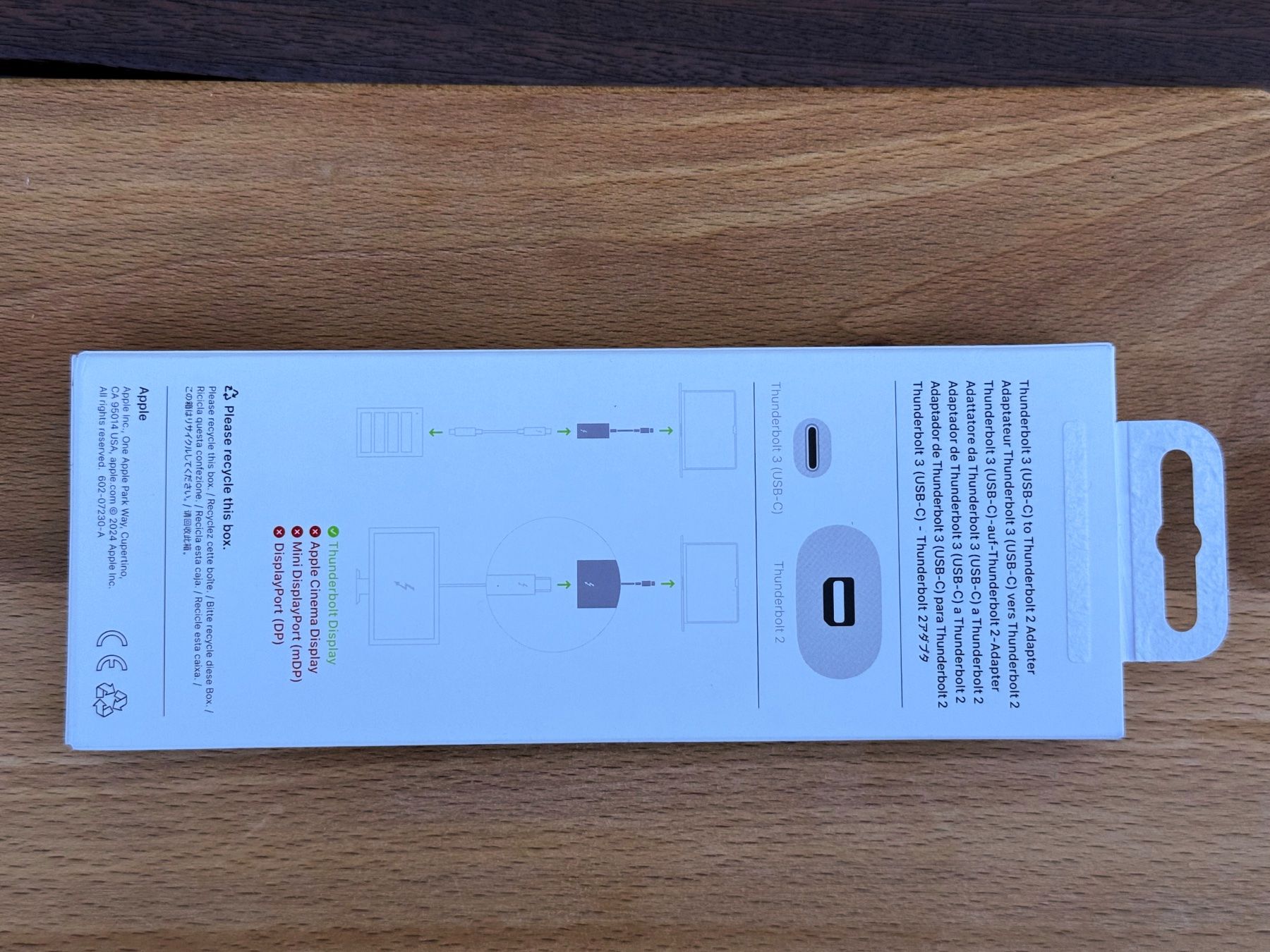 Apple Unità & Adattatore: Apple Thunderbolt 3 (USB-C) auf Thunderbolt 2 Adapter – Usato da Güttingen venduto da Jkxyz 4