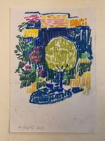 Walter Ropélé 1934 Orig. Oelkreide/Papier handsig. 21cmx15cm