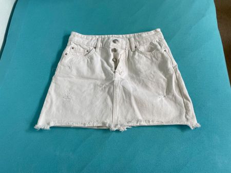 Zara Jeansrock weiss