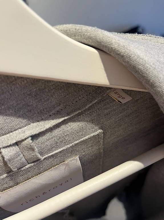 Rich & Royal Jacken: Rich&Royal Sweat-Blazer grau – Neu (gemäss Beschreibung) aus Niederried b. Kallnach von mae_96vx 3