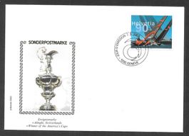FDC 1084 Alinghi ET Genève 7.3.2003 schön illustriert