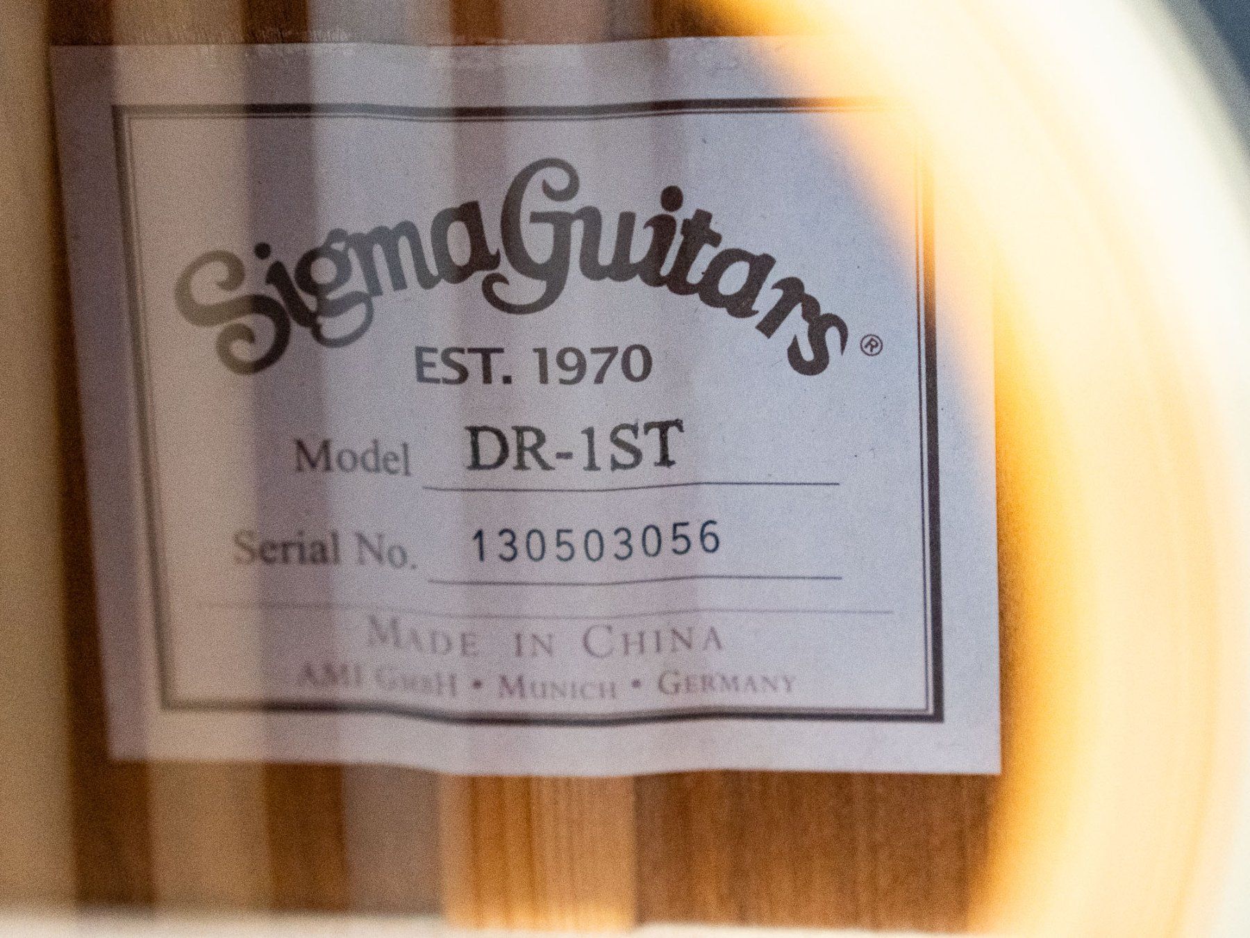 Sigma Strumenti musicali: Sigma DR-1ST Dreadnought mit Gigbag Natur - Ref. 06/28 – Usato da Au ZH venduto da BrockiAu 5