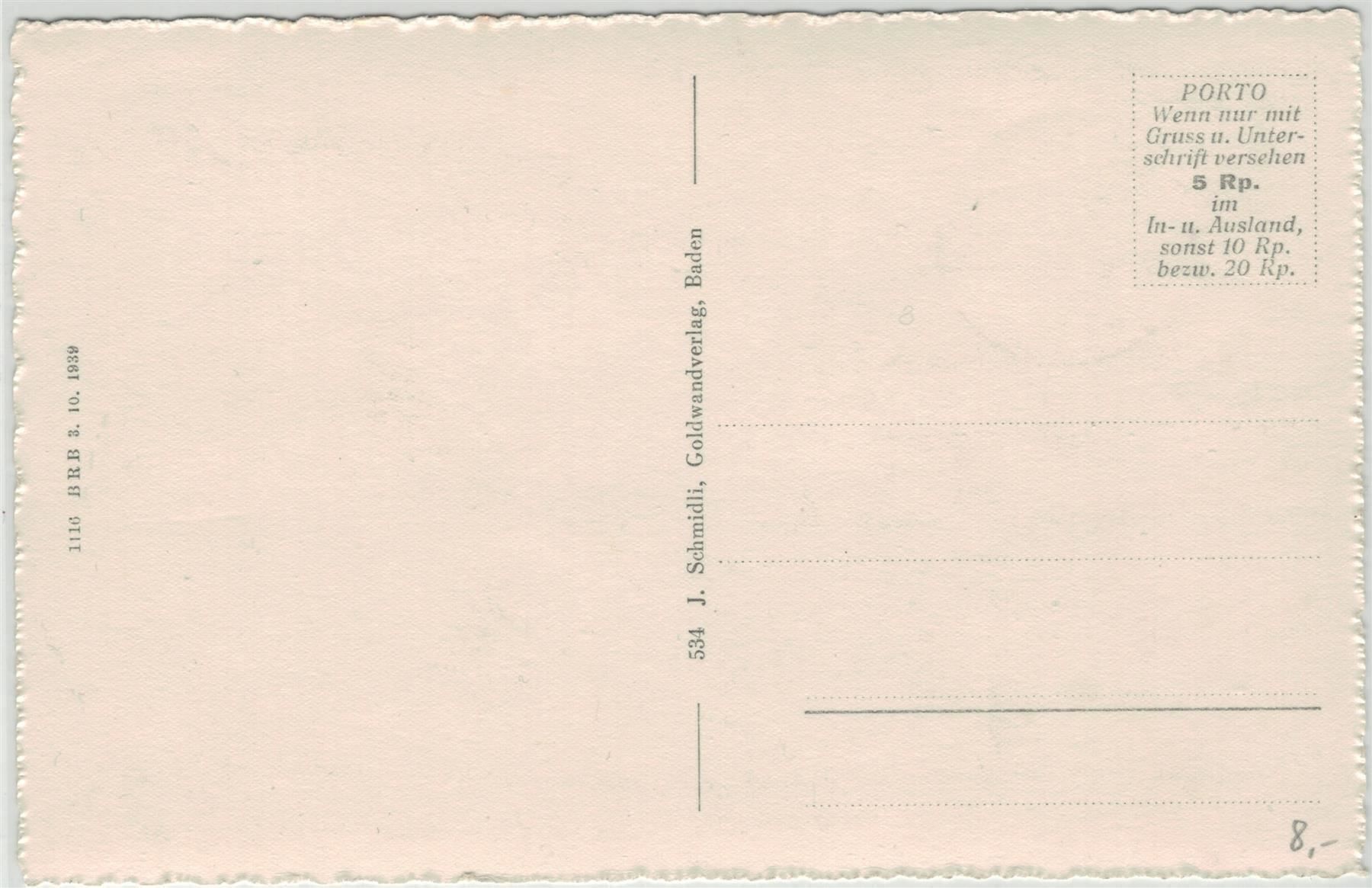 Cartoline postali: ZH 107 REGENSBERG – Nuovo (secondo la descrizione) da Fribourg venduto da philafri 1