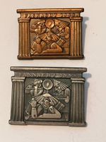 2 Basler Fasnacht Plaketten 1993 1xSilber 1xKupfer