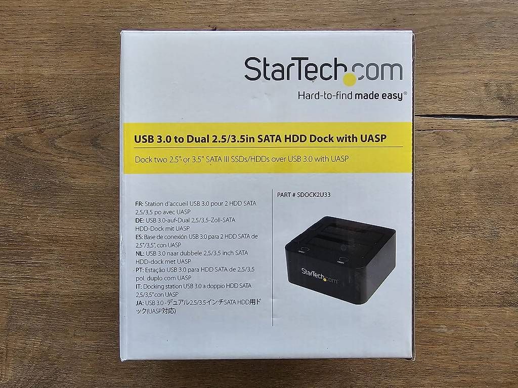 Docking station: StarTech.com USB 3.0 to Dual 2.5-3.5in SATA HD Dock w. UASP – Usato da Othmarsingen venduto da Kamoff 1