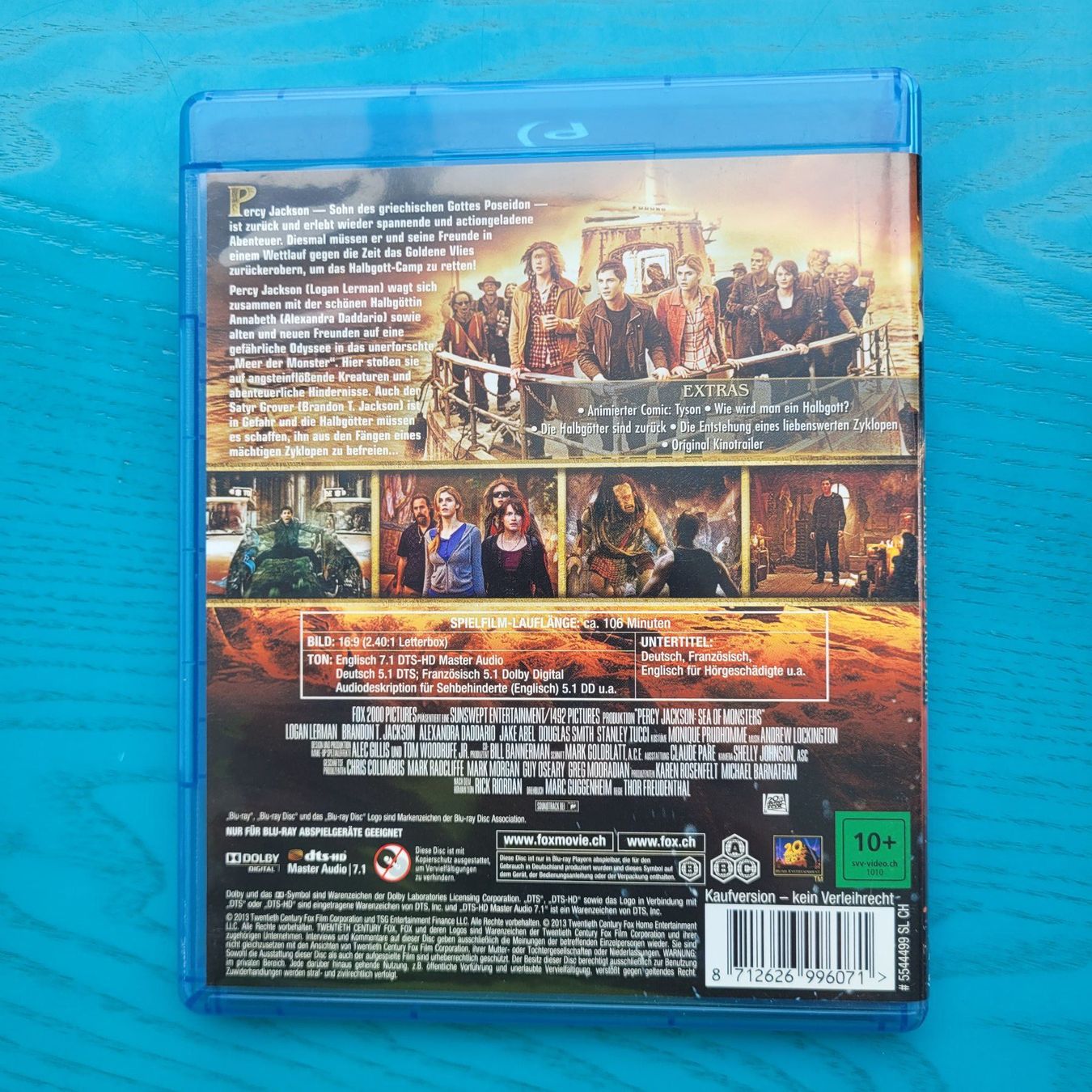 Tutti i DVDs: Percy Jackson im Bann des Zyklopen – Usato da SCHÜBELBACH venduto da CoKaHa 1