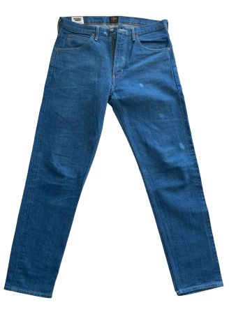 LEE 101T (TAPERED) NATURAL DENIM SIZE 30x34 MADE IN ITALY.