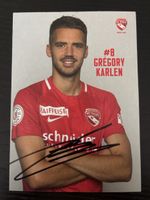 Grégory Karlen #8 FC Thun Autogrammkarte Rarität Grösse 2023
