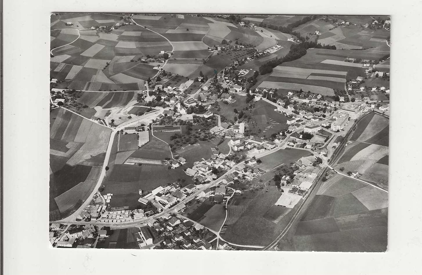 Ansichtskarten: Biglen, Flug, – Gebraucht aus Spiez von Niesen20