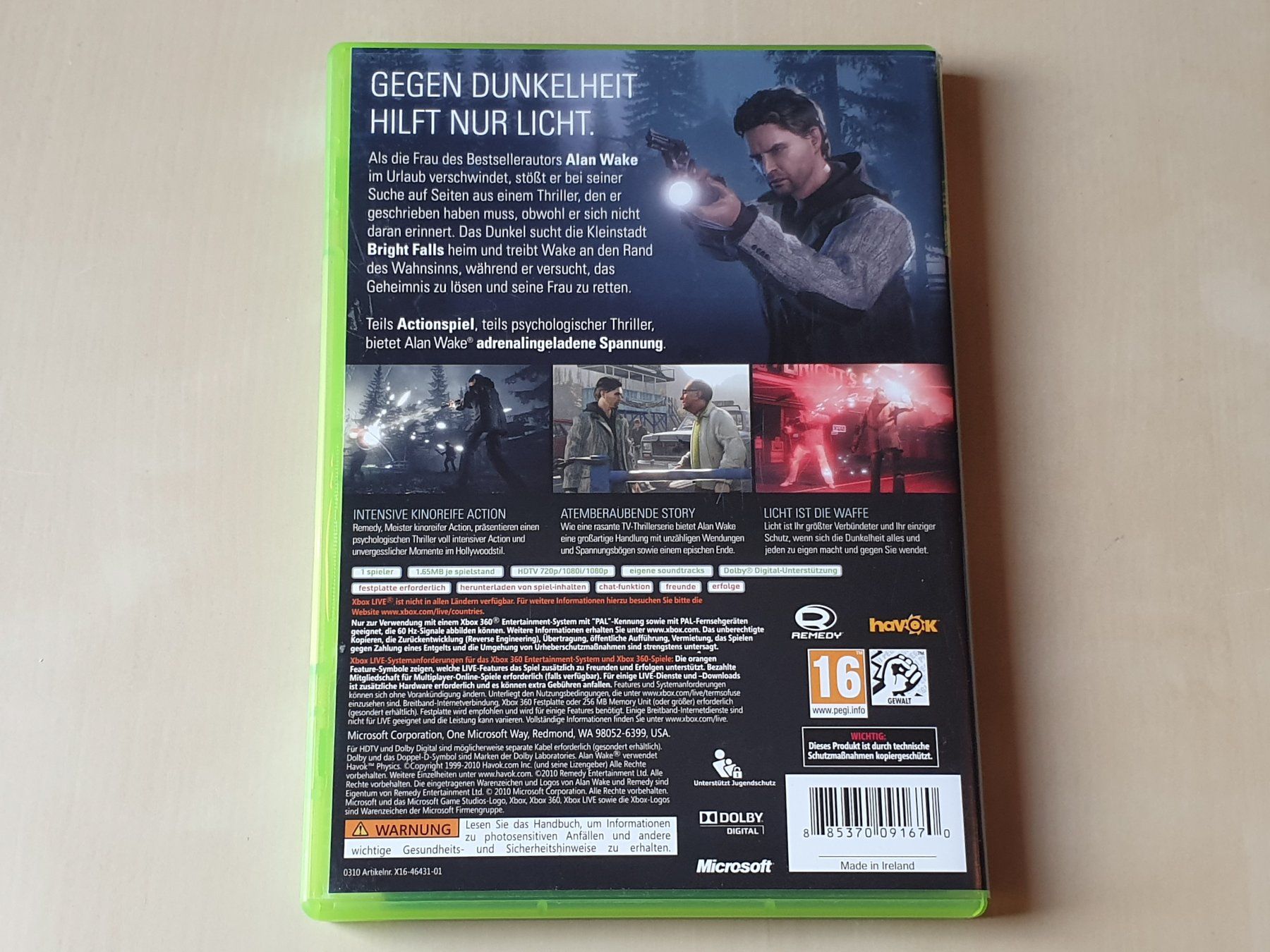 Microsoft Giochi: Alan Wake – Usato da Stansstad venduto da collectorsshop 1