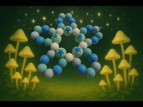 Succhiotti & catenelle porta ciuccio: Silikon-Beissring Blume blau – Nuovo e nell'imballaggio originale da Basadingen venduto da Perlenfee_Schweiz