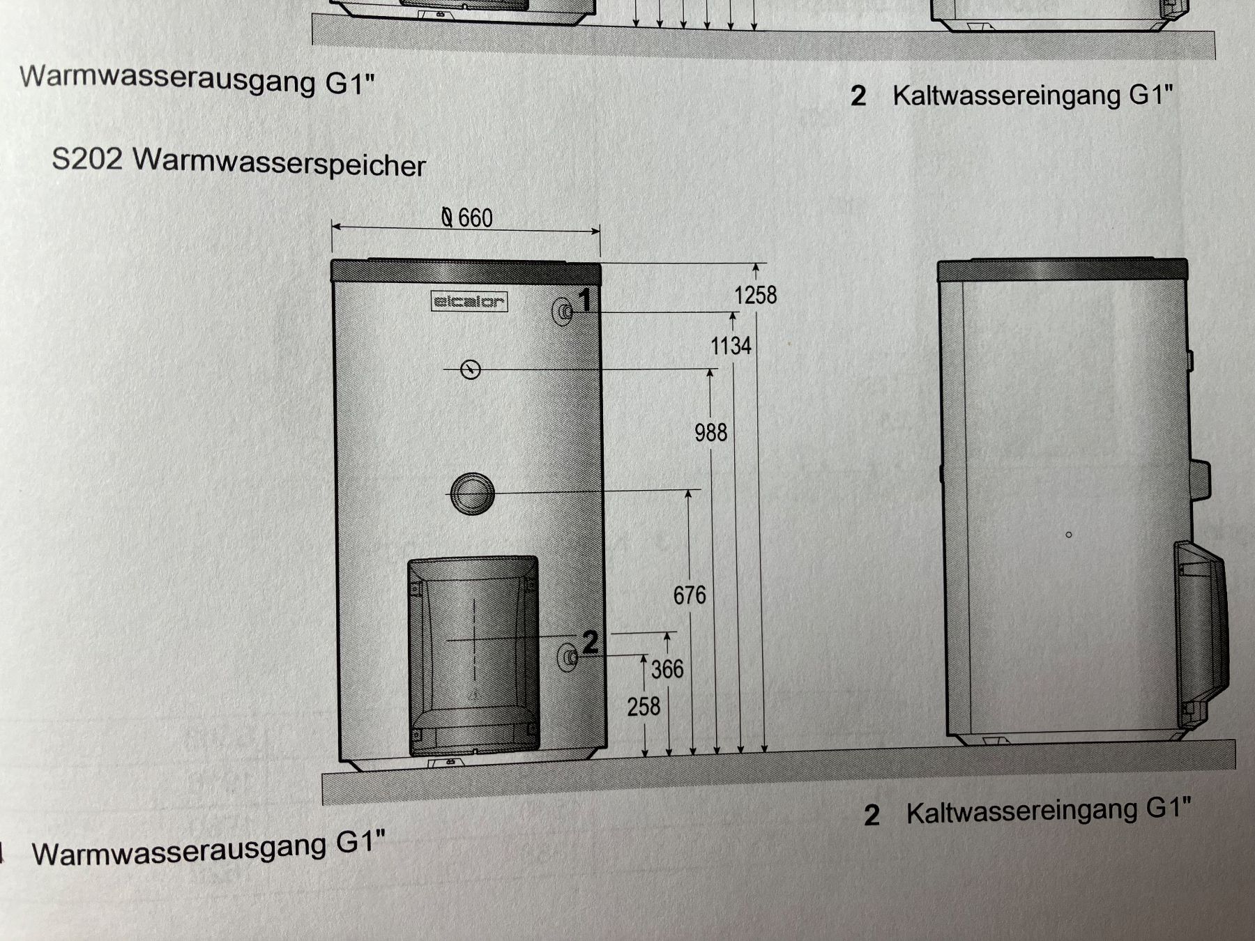 Sanitari: Stand-Warmwasserboiler Elcalor 200l – Usato da Schüpfen venduto da hes_w5ml 2